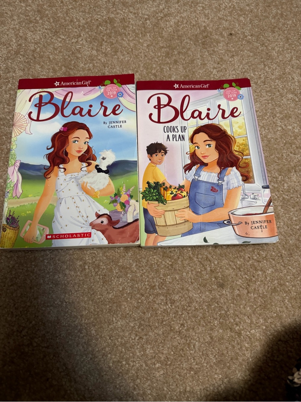 Lot of 2 American Girl 2019 "Girl of the Year," Blaire Wilson paperback books